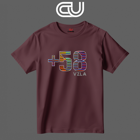 Codigo Venezuela +58 T-Shirt