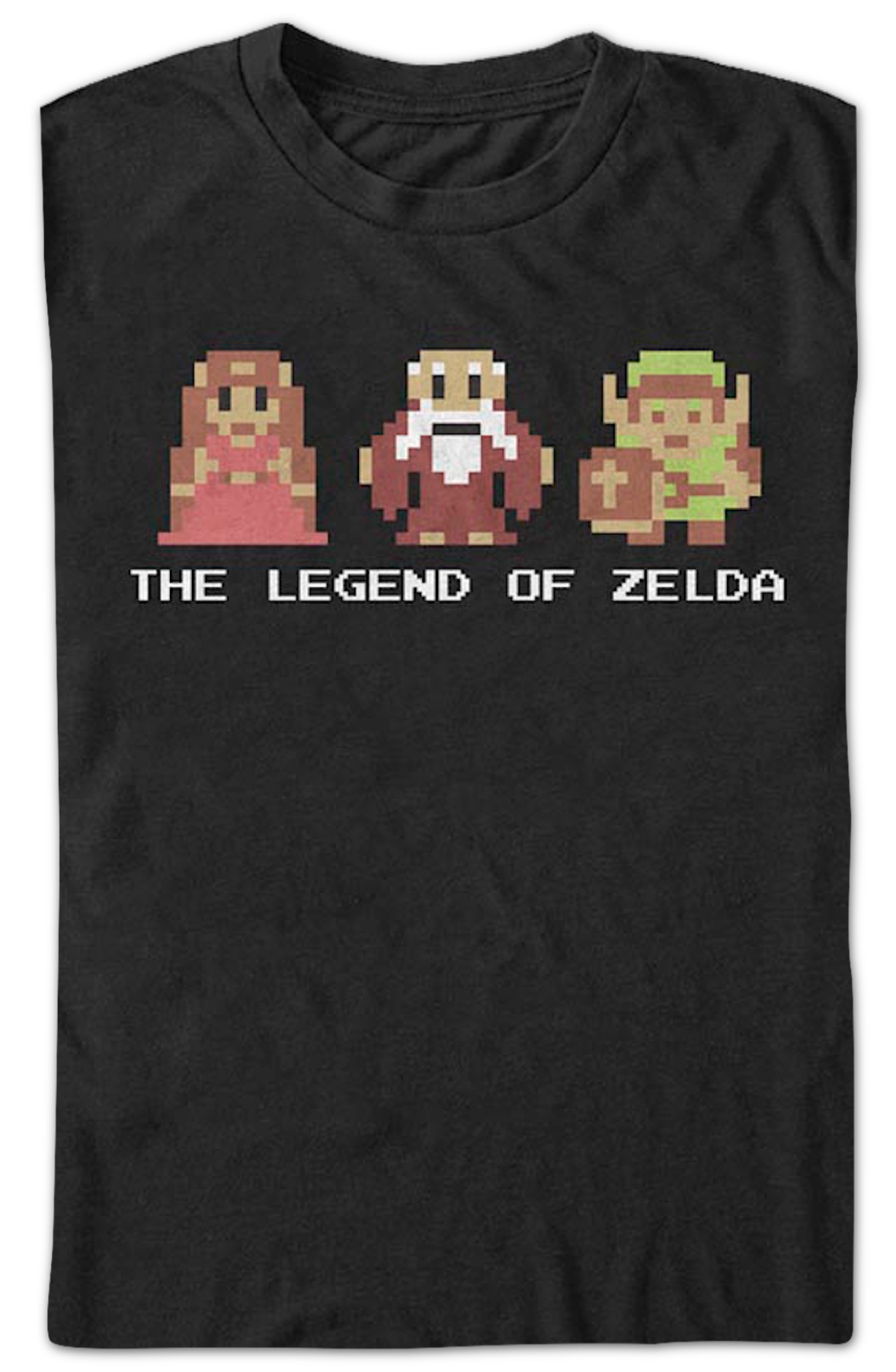 8-Bit Legend of Zelda Characters Nintendo T-Shirt