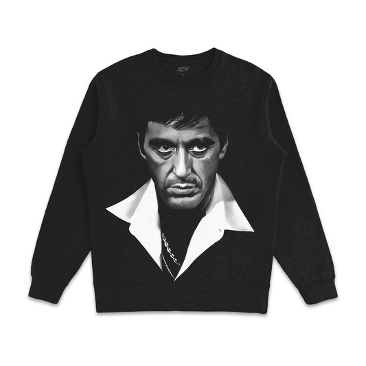 Tony Montana Scarface Graphic Crewneck Sweatshirt