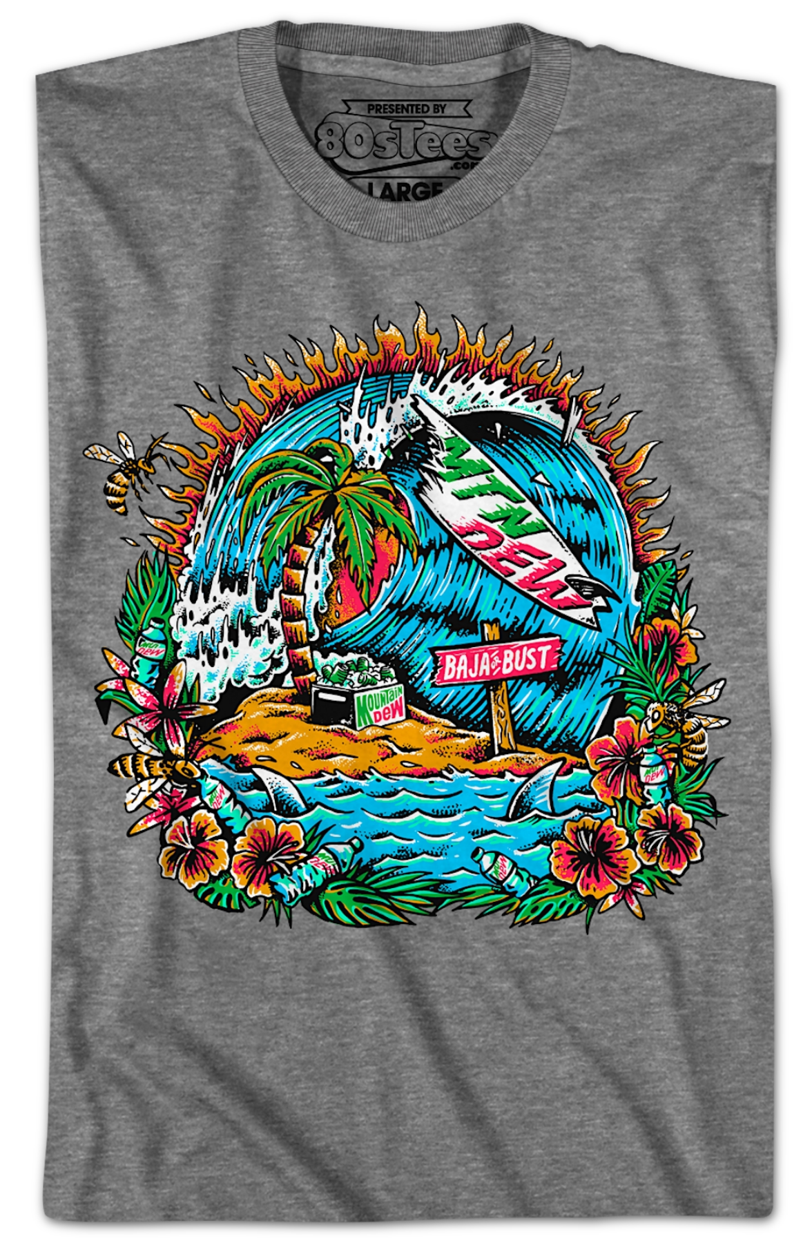 Baja Or Bust Mountain Dew T-Shirt