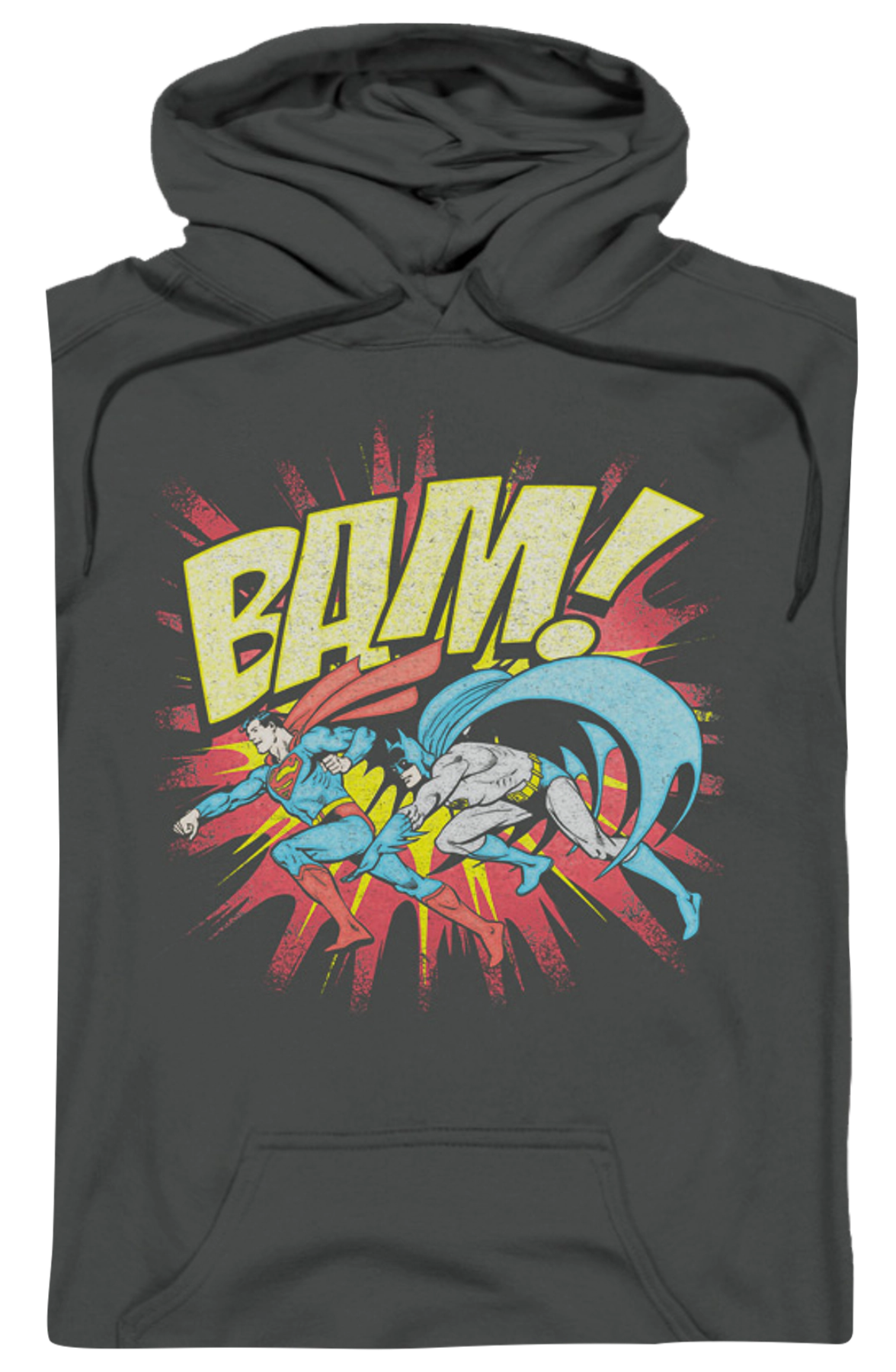 Bam Batman and Superman DC Comics Hoodie