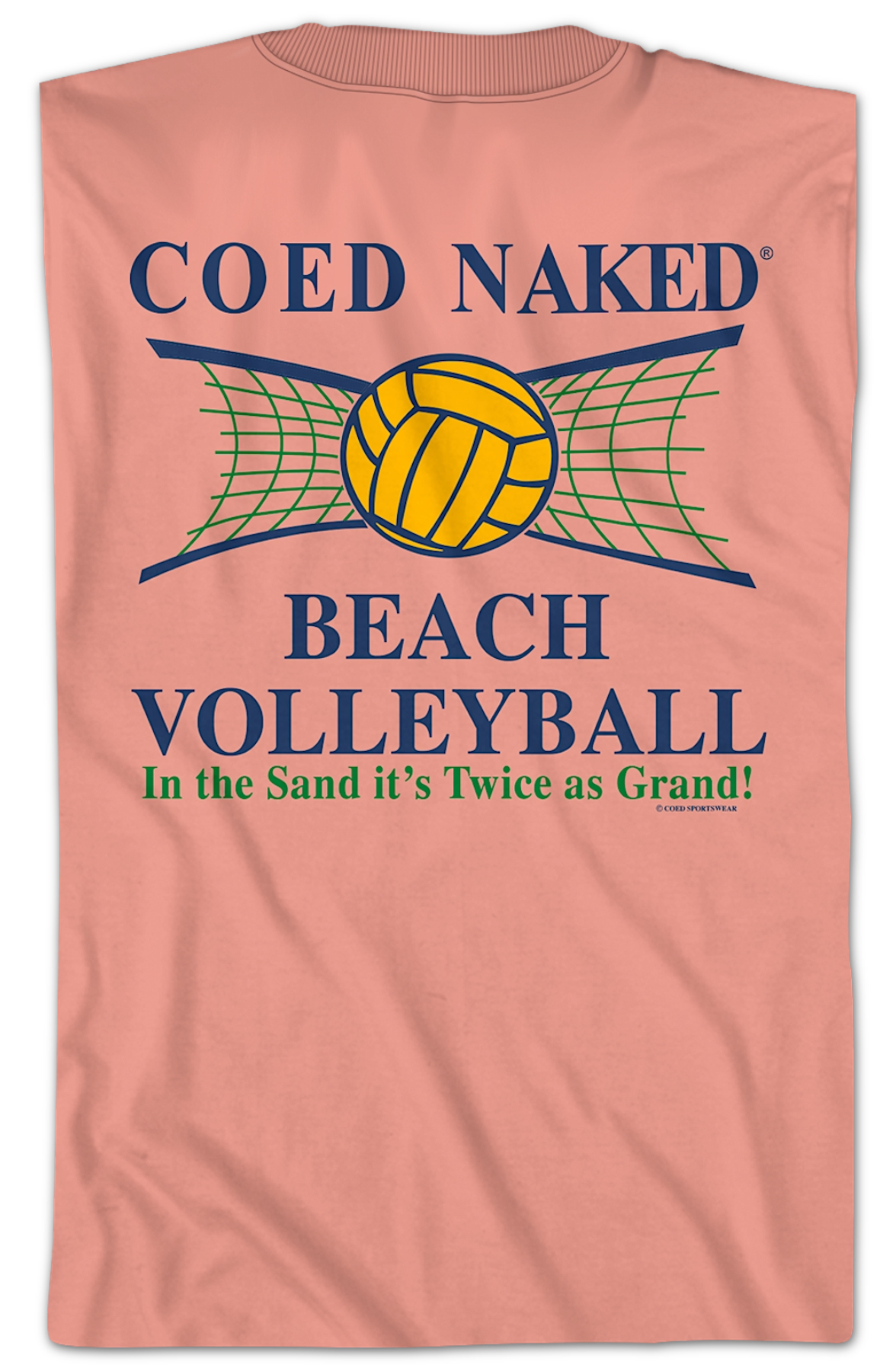 Beach Volleyball Coed Naked T-Shirt