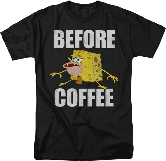 Before Coffee SpongeBob SquarePants T-Shirt