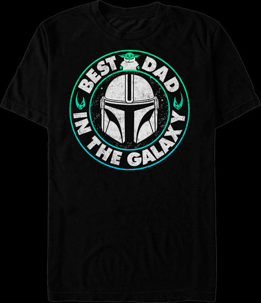 Best Dad In The Galaxy The Mandalorian Star Wars T-Shirt