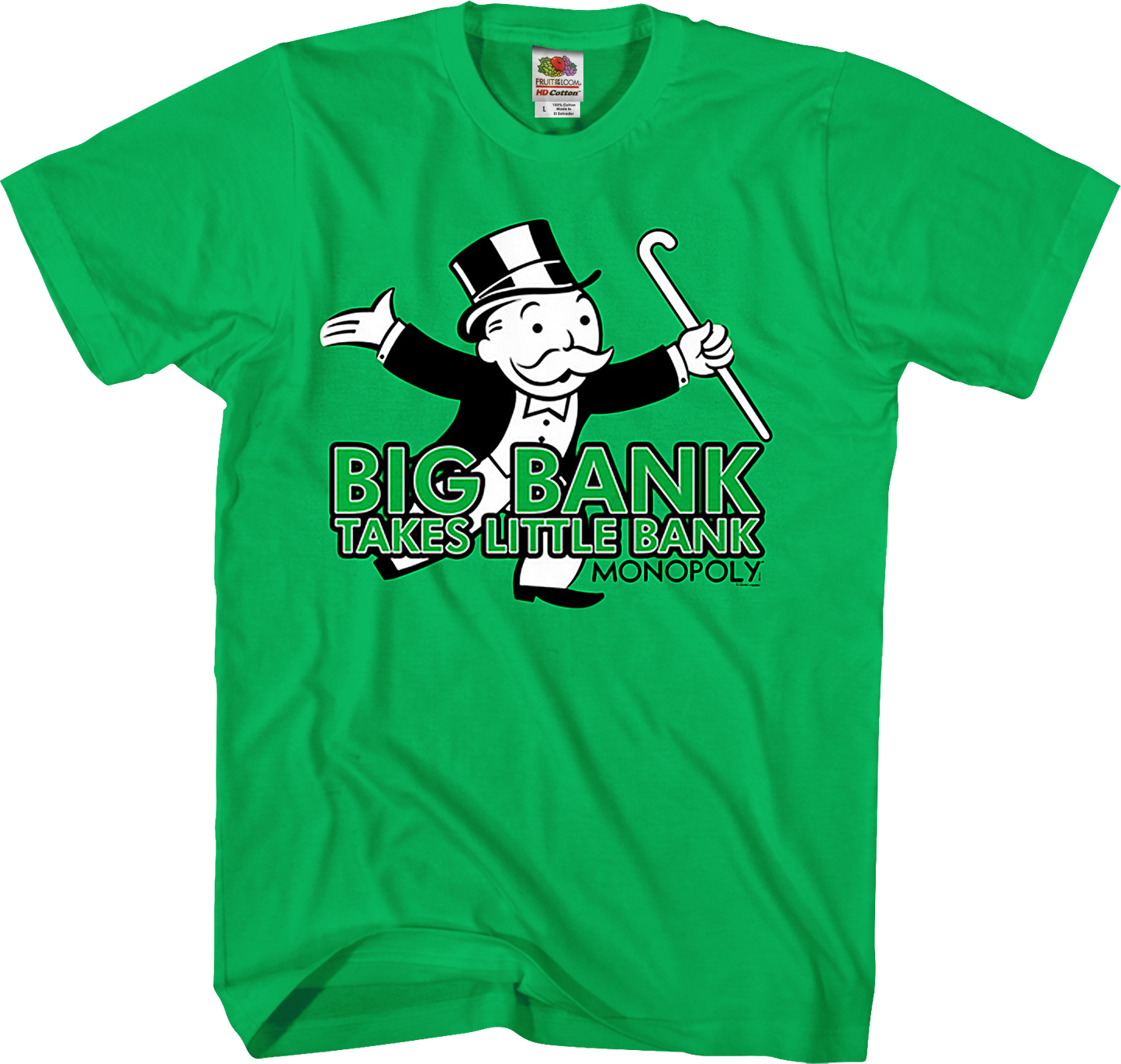 Big Bank Takes Little Bank Monopoly T-Shirt