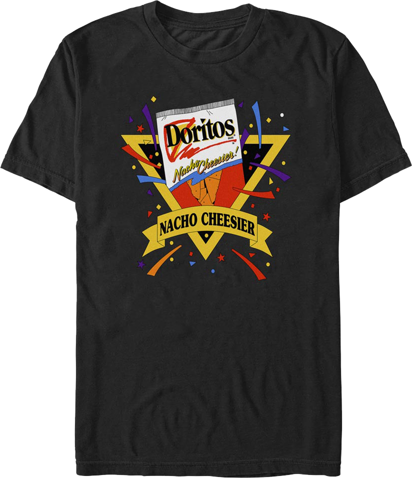 Black Nacho Cheesier Celebration Doritos T-Shirt