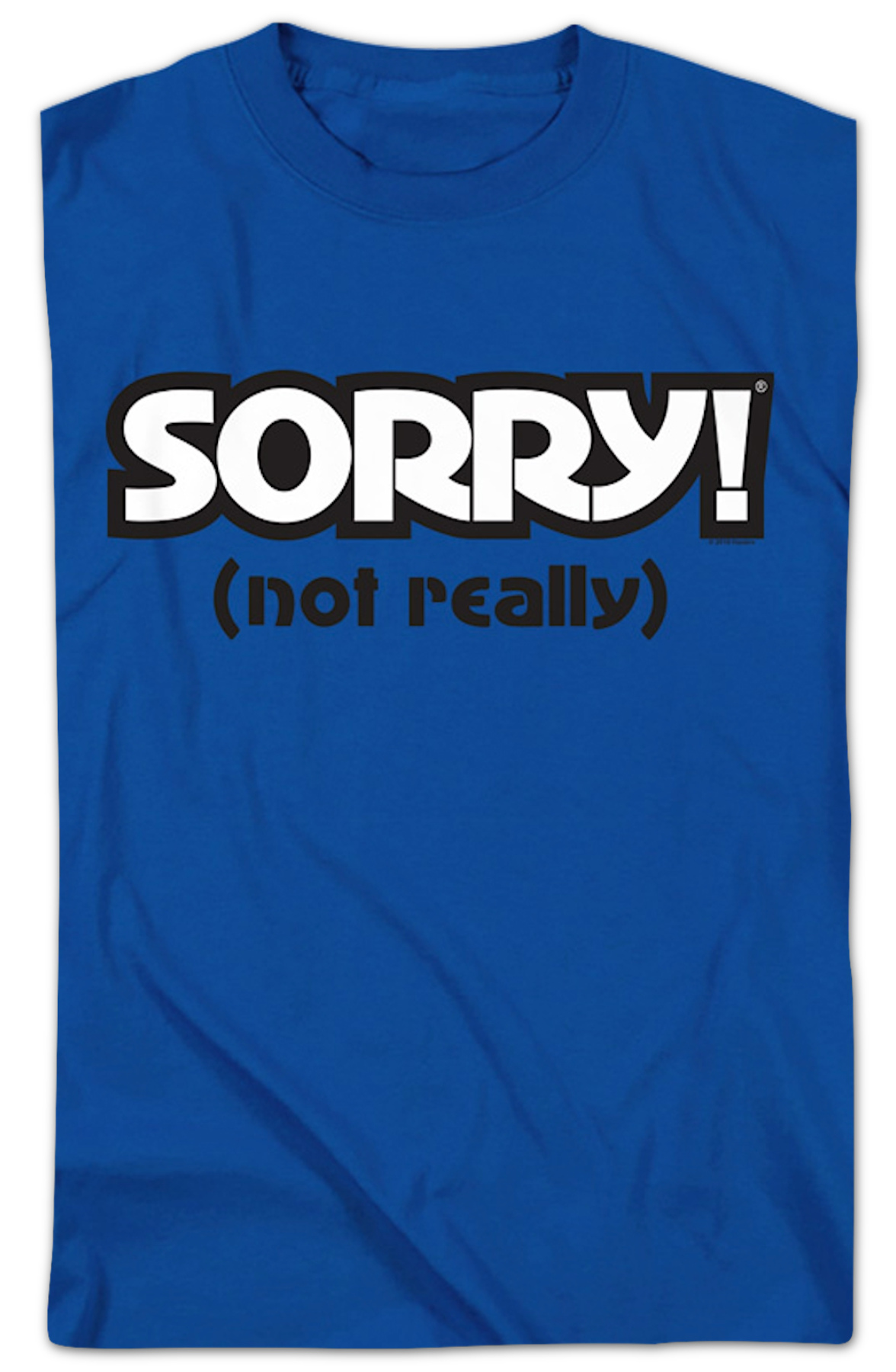 Blue Sorry T-Shirt
