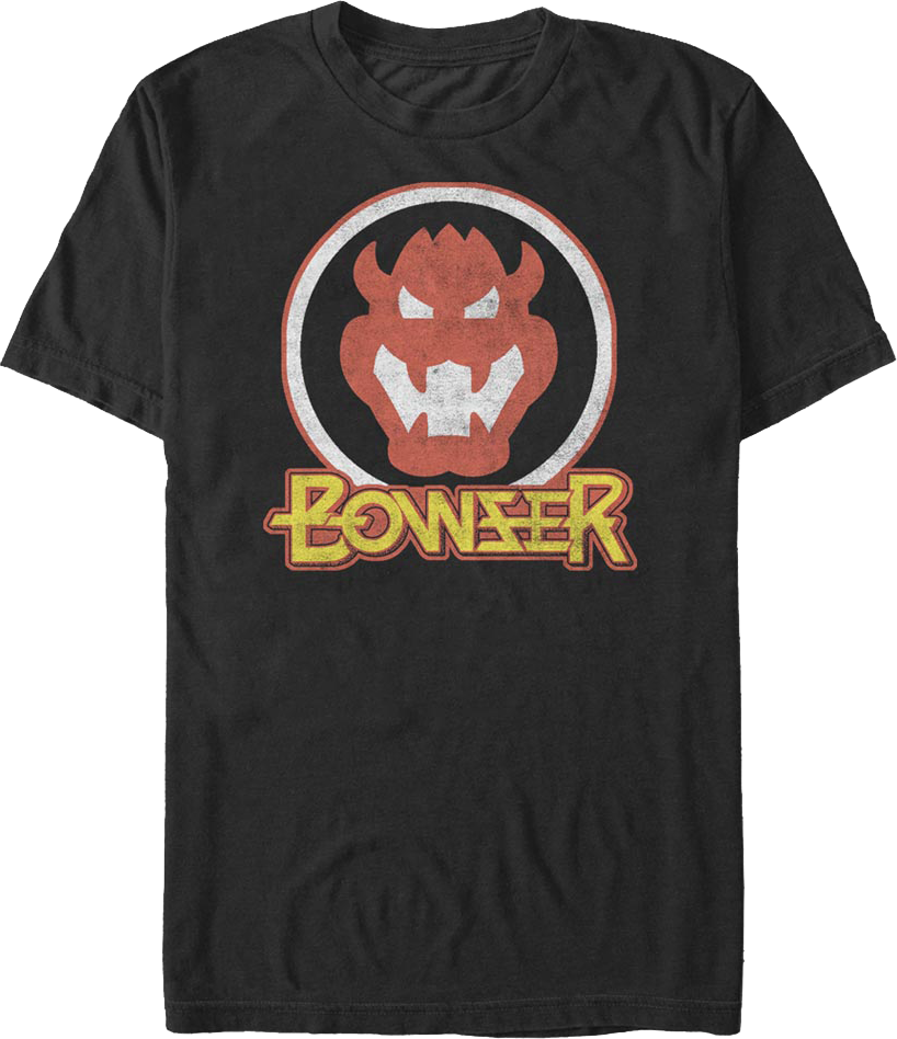 Bowser Logo Super Mario Bros. Nintendo T-Shirt