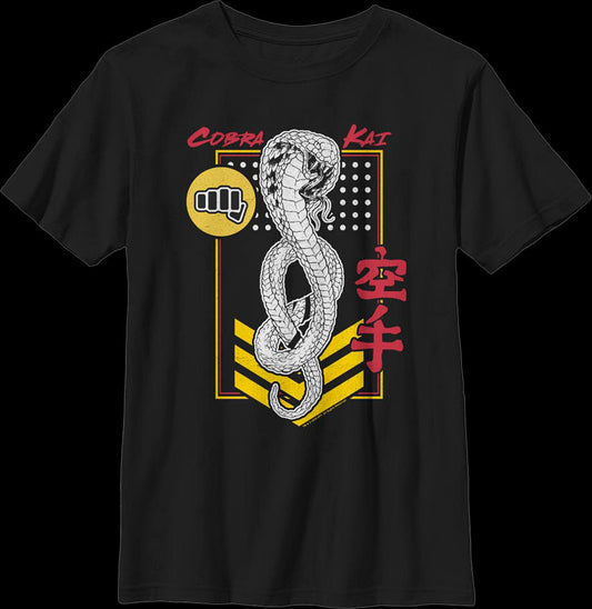 Boys Youth Patch Cobra Kai Shirt
