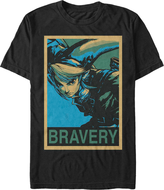 Bravery Link Poster Legend of Zelda Nintendo T-Shirt
