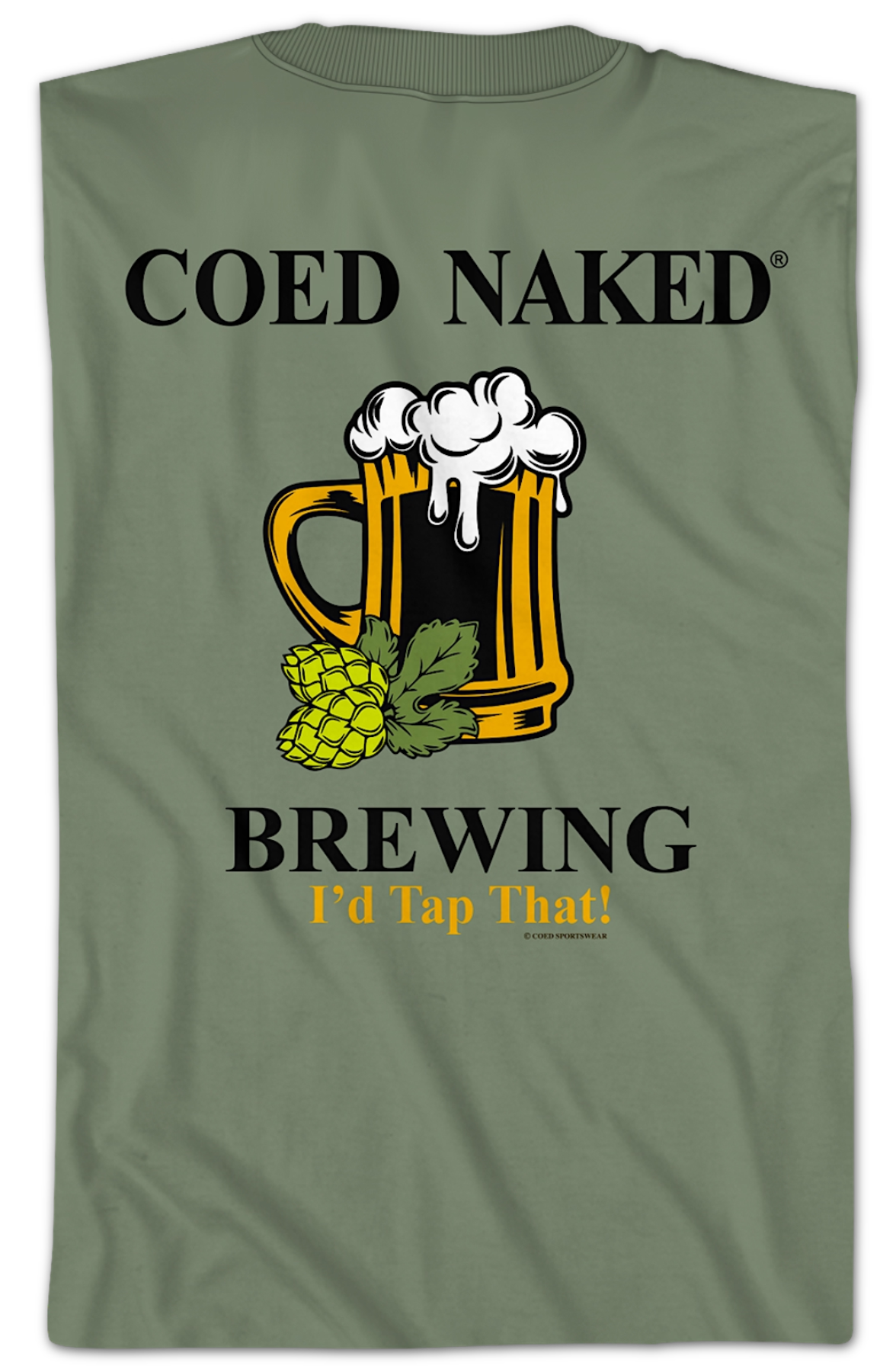 Brewing Coed Naked T-Shirt