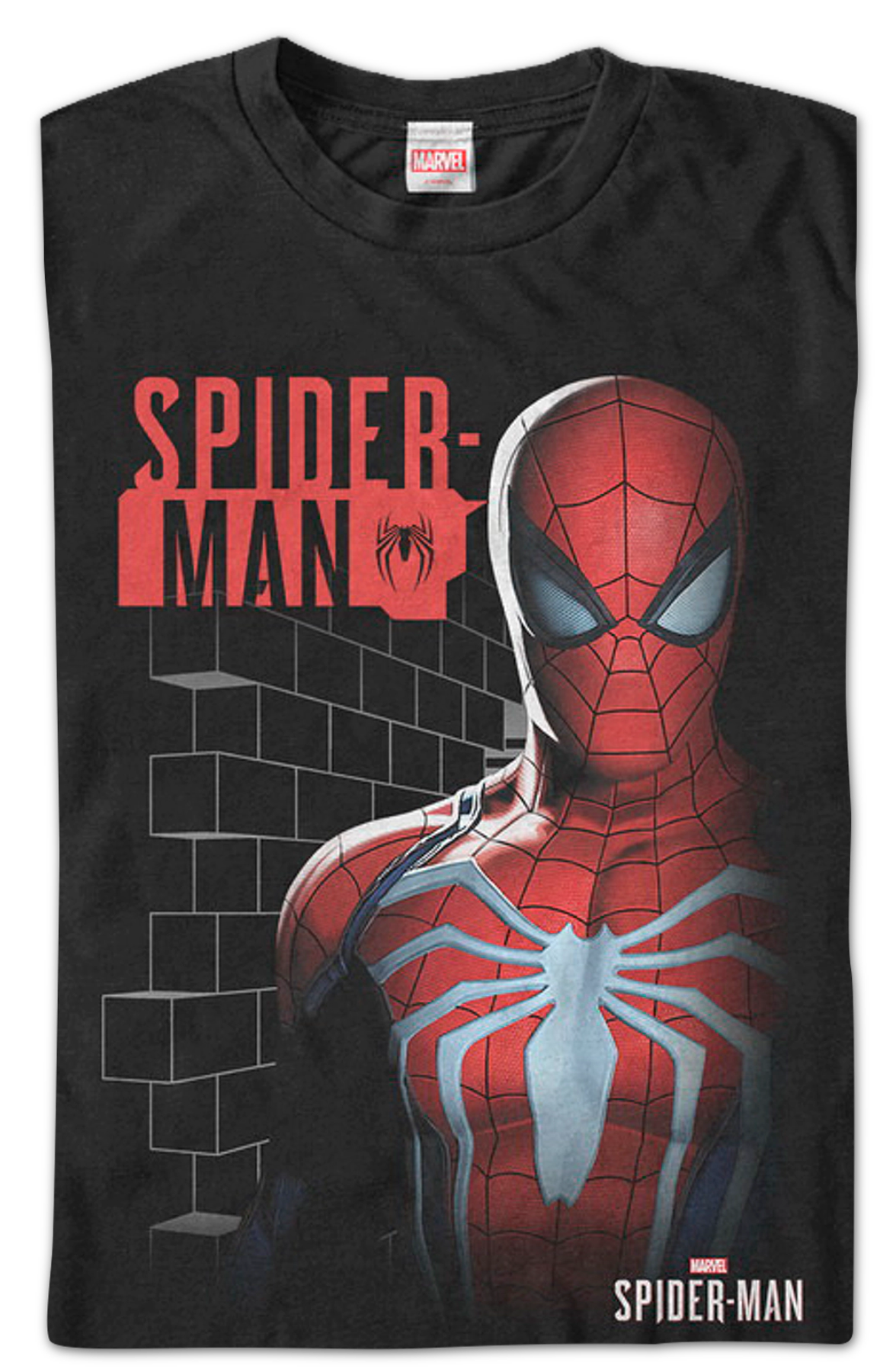 Brick Wall Spider-Man T-Shirt