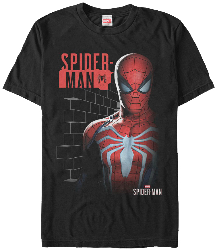 Brick Wall Spider-Man T-Shirt