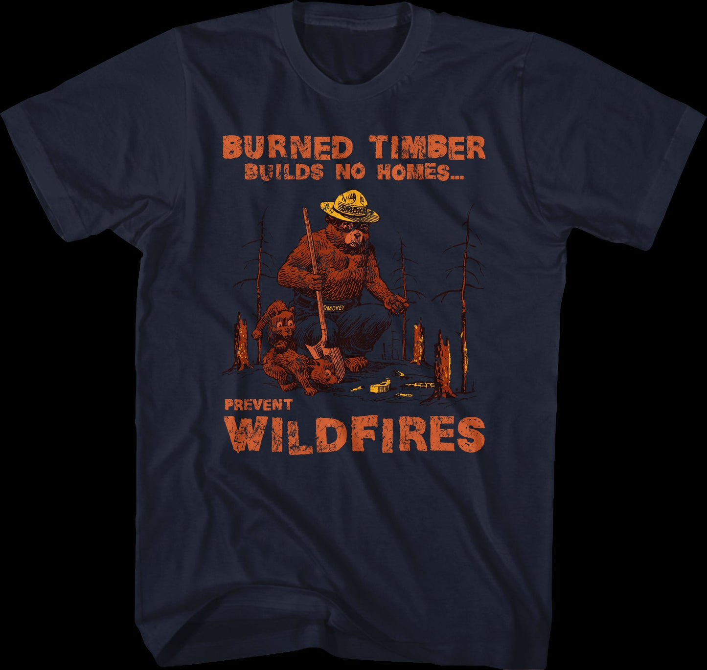 Burned Timber Smokey Bear T-Shirt