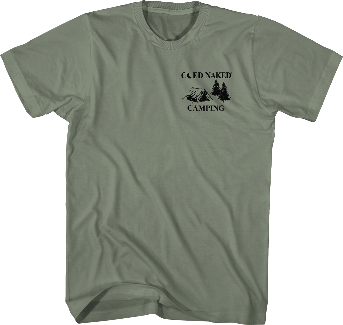 Camping Coed Naked T-Shirt