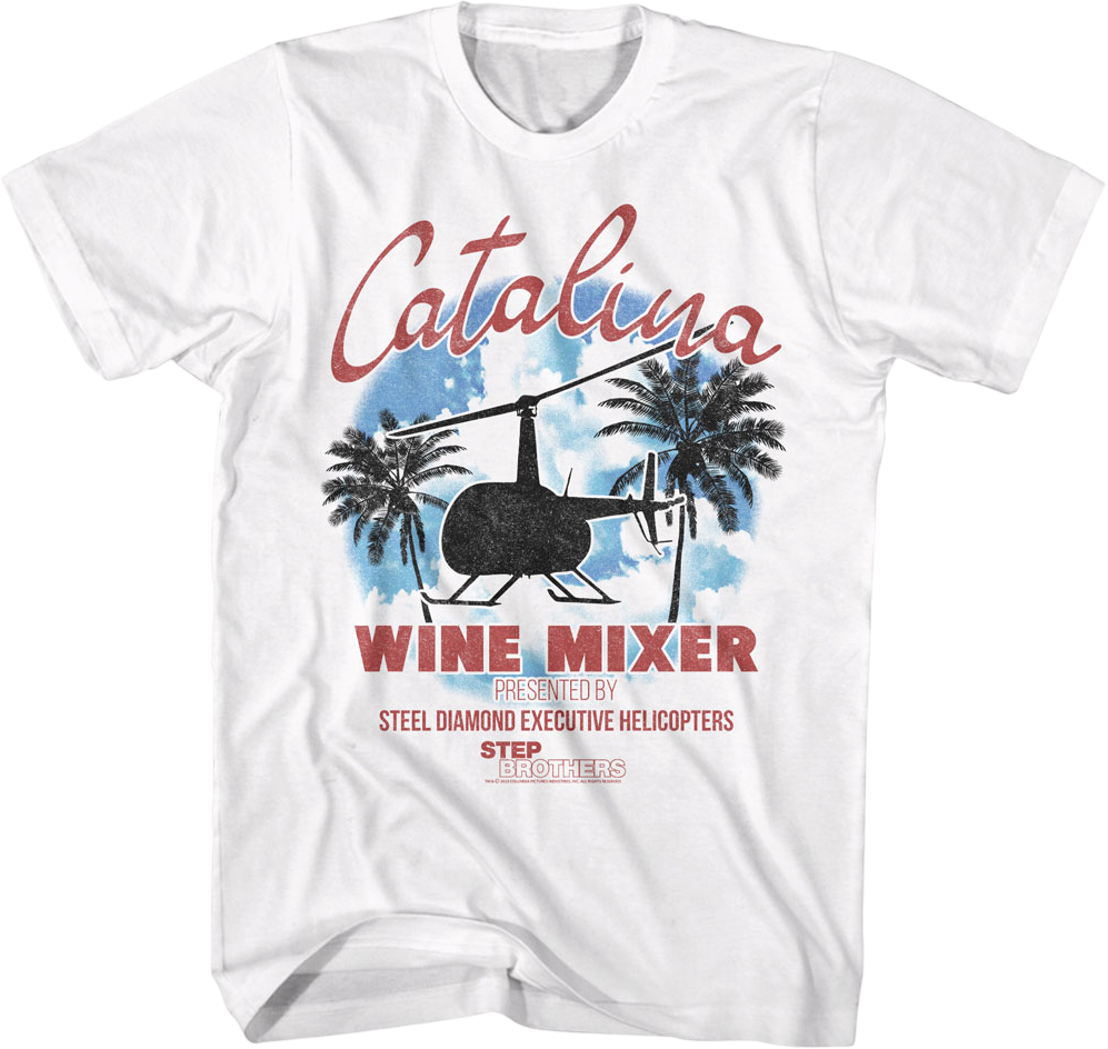 Catalina Wine Mixer Step Brothers T-Shirt