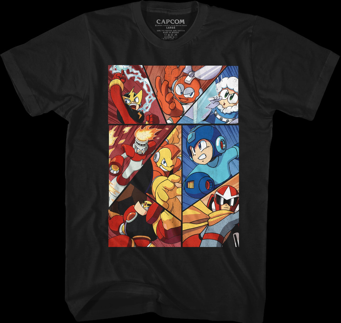 Character Collage Mega Man T-Shirt