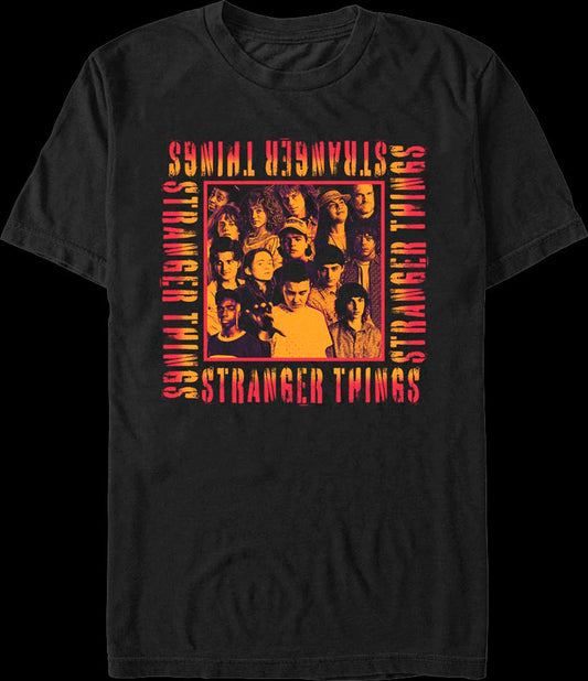 Character Collage Stranger Things T-Shirt