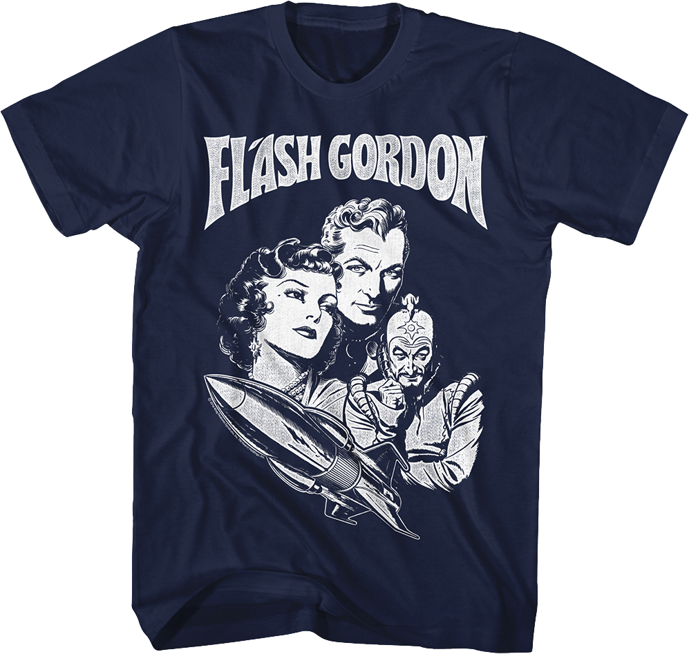 Characters Rocket Flash Gordon T-Shirt