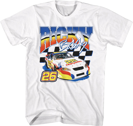 Checkered Flag Talladega Nights The Ballad Of Ricky Bobby T-Shirt