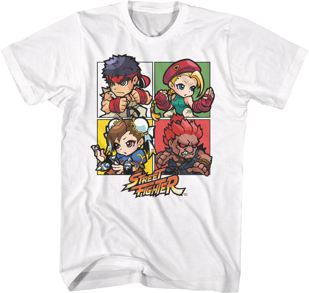 Chibi Boxes Street Fighter T-Shirt