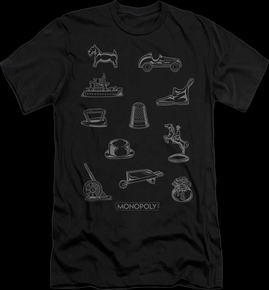 Classic Tokens Monopoly T-Shirt