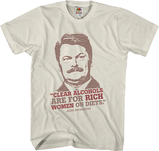 Clear Alcohols Parks and Recreation T-Shirt