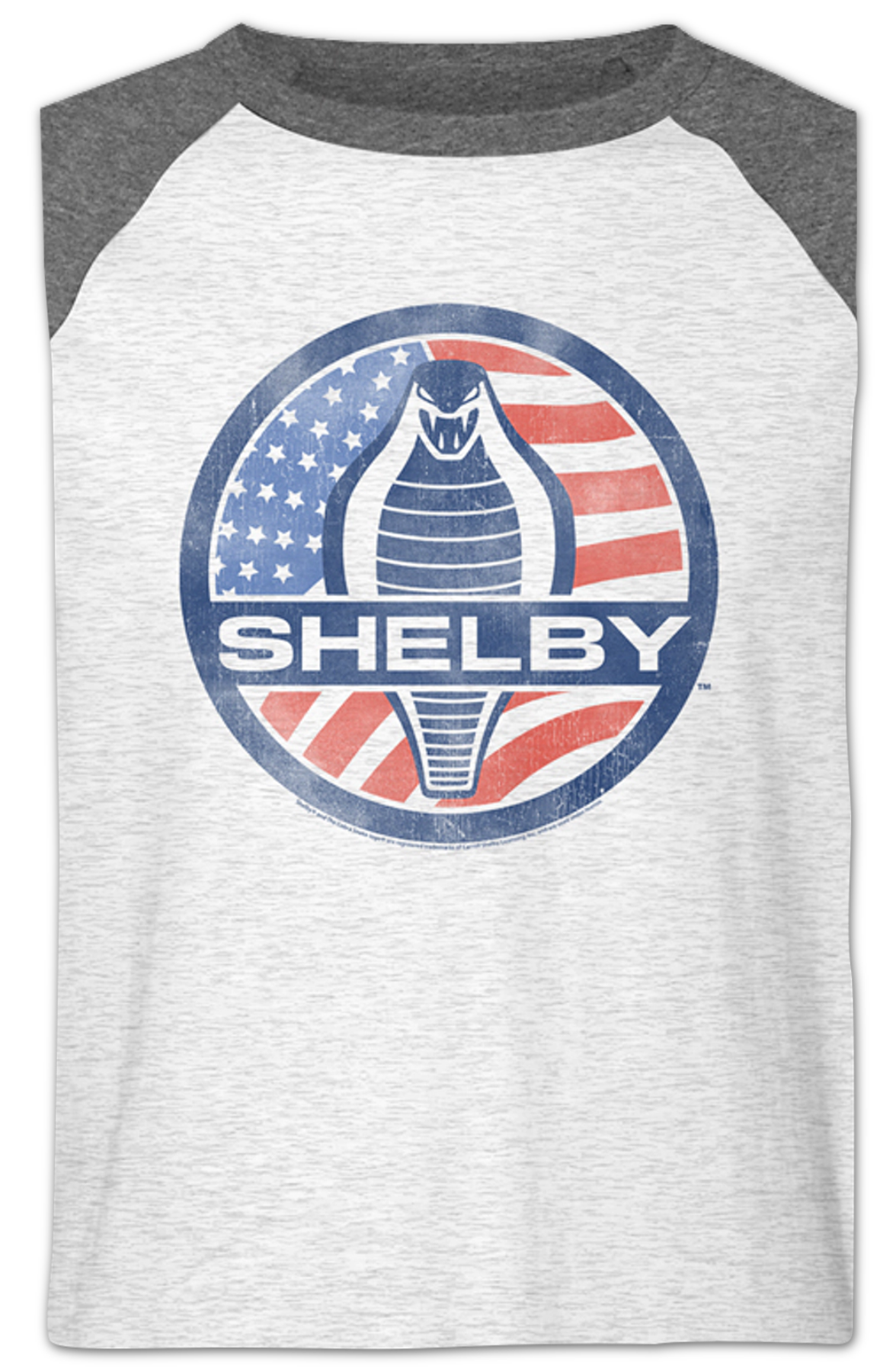 Cobra Logo Shelby Raglan Baseball Shirt