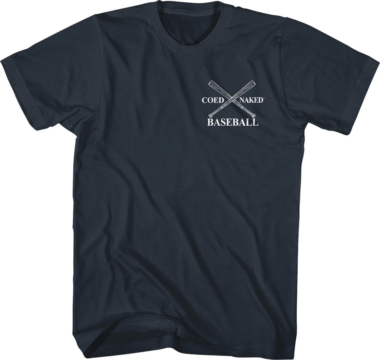 Baseball Coed Naked T-Shirt