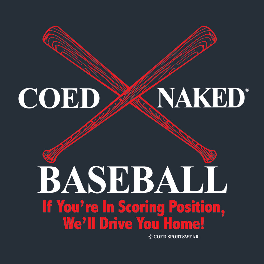 Baseball Coed Naked T-Shirt