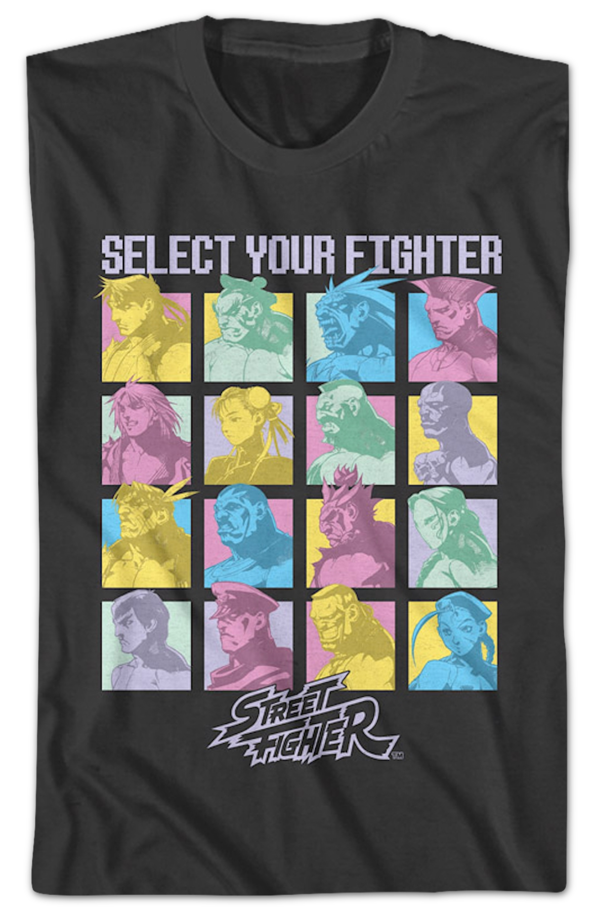 Colorful Selection Street Fighter T-Shirt