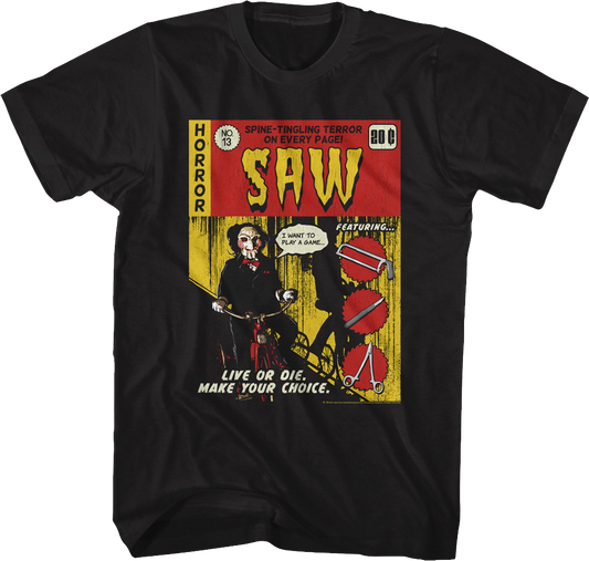 Comic Book Cover Saw T-Shirt