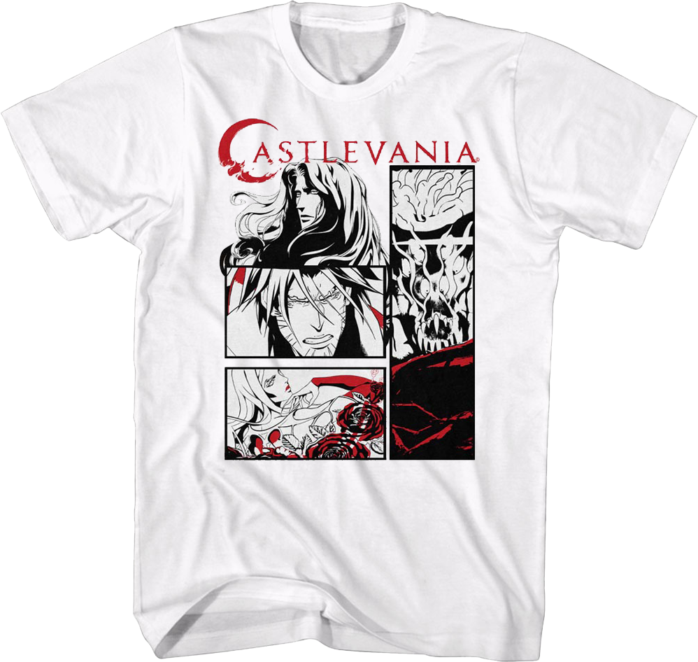 Comic Panels Castlevania T-Shirt