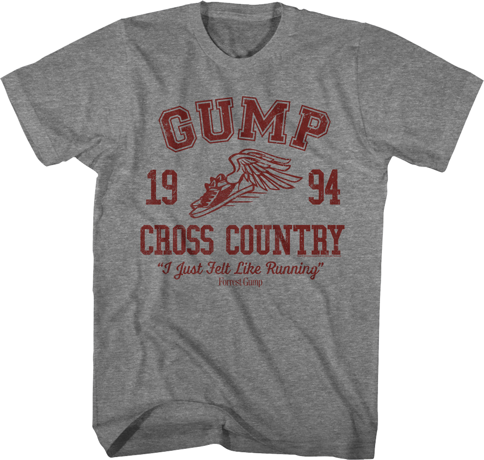 Cross Country 1994 Forrest Gump T-Shirt