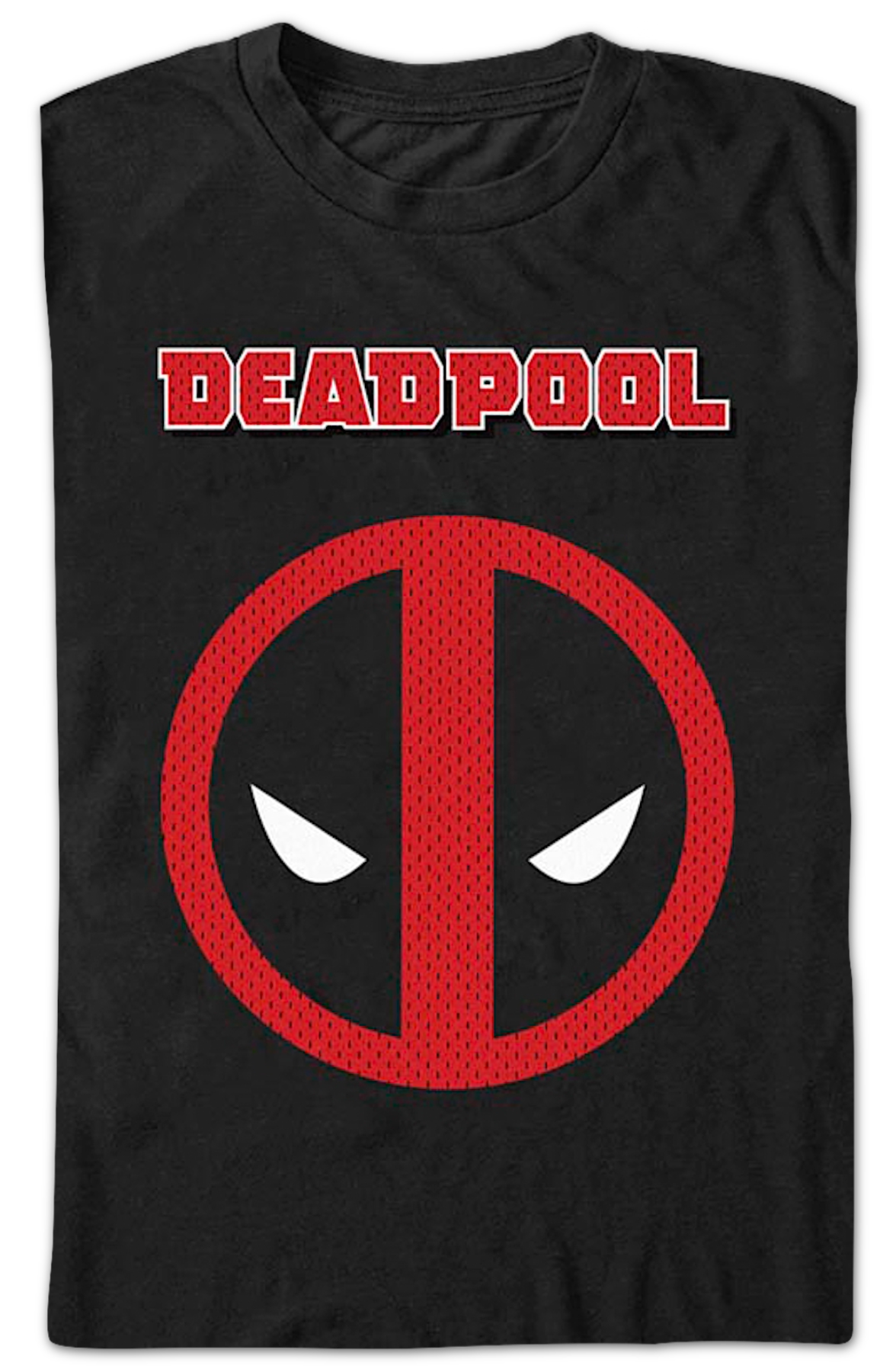 Deadpool Faux Jersey Logo Marvel Comics T-Shirt