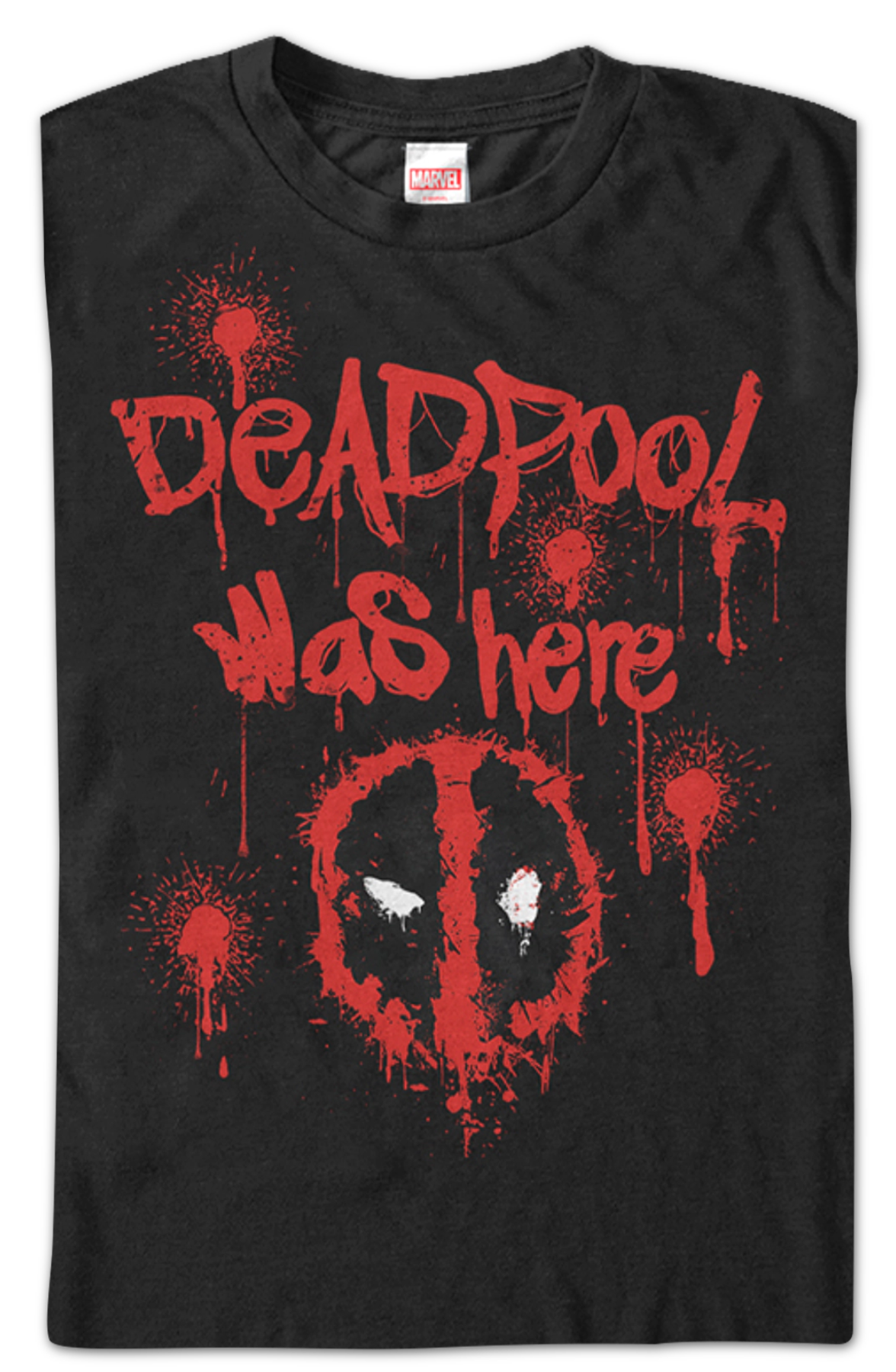 Deadpool Was Here Marvel Comics T-Shirt