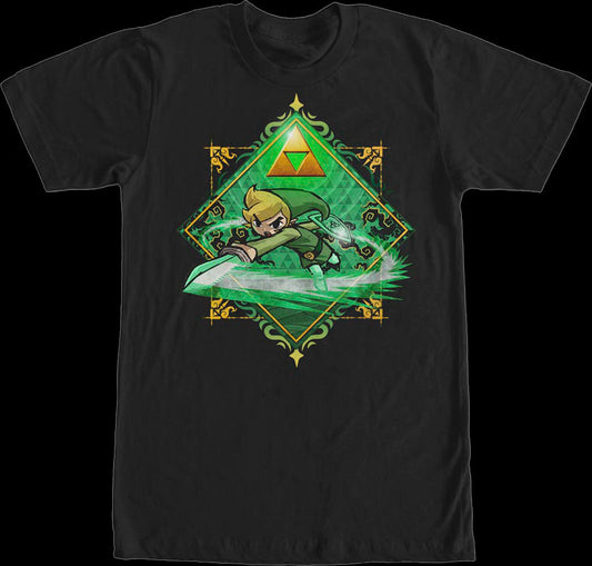 Diamond Master Sword Legend of Zelda Nintendo T-Shirt