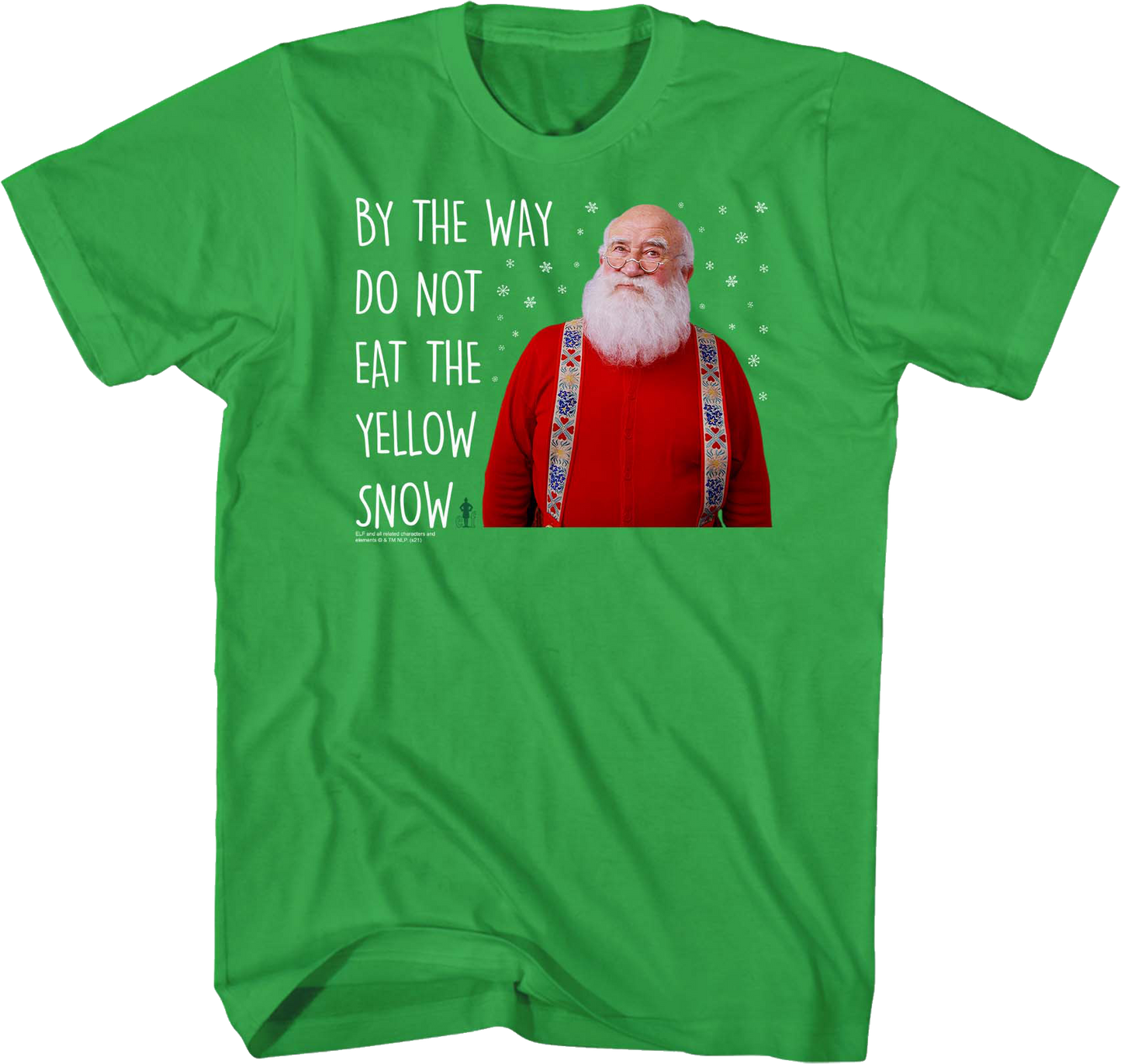Do Not Eat The Yellow Snow Elf T-Shirt