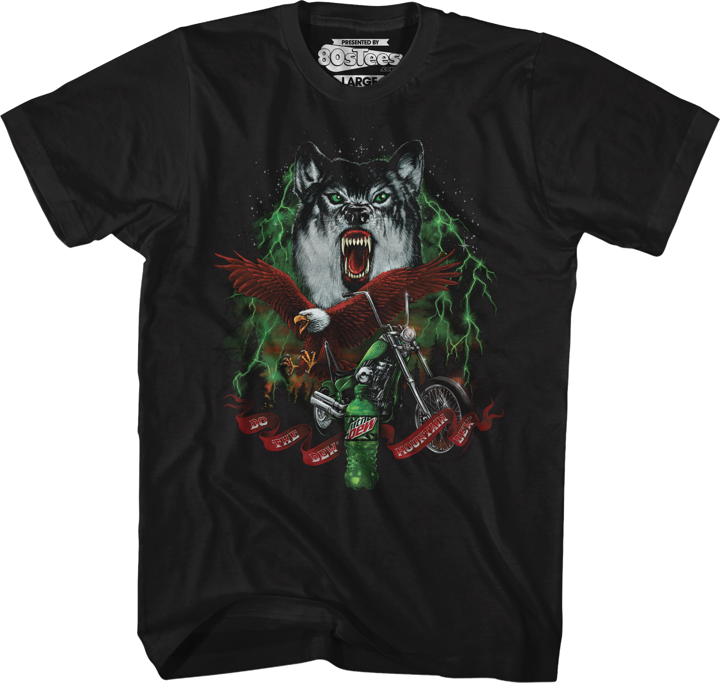 Do The Dew Wolf Eagle Mountain Dew T-Shirt