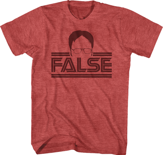 Dwight Schrute False The Office T-Shirt