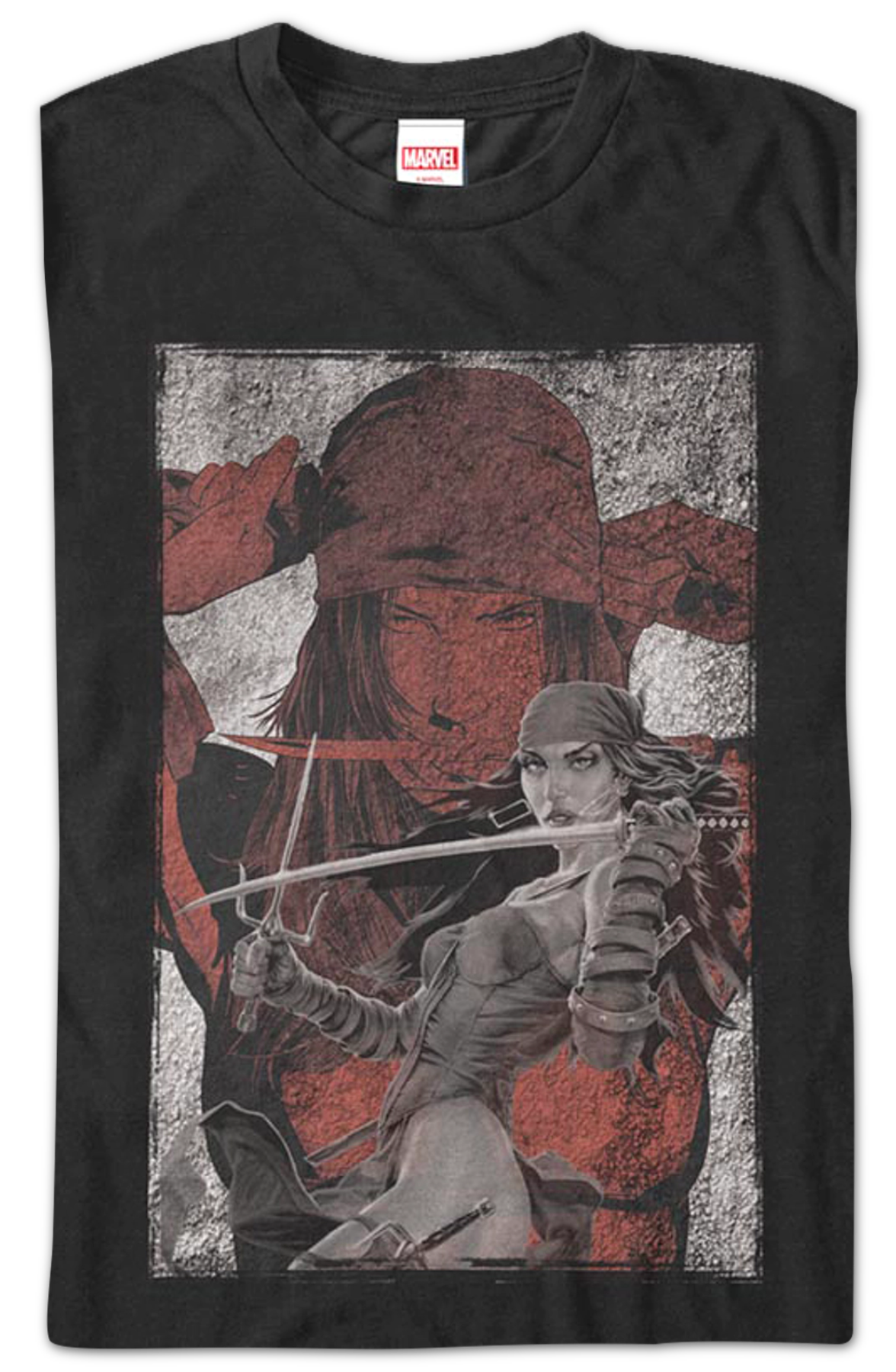 Elektra Collage Marvel Comics T-Shirt
