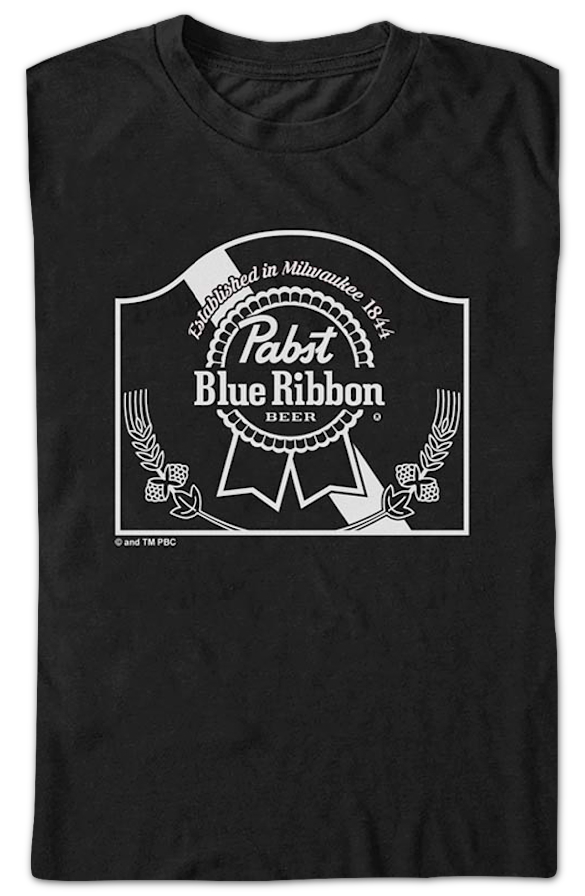 Established in Milwaukee Pabst Blue Ribbon T-Shirt