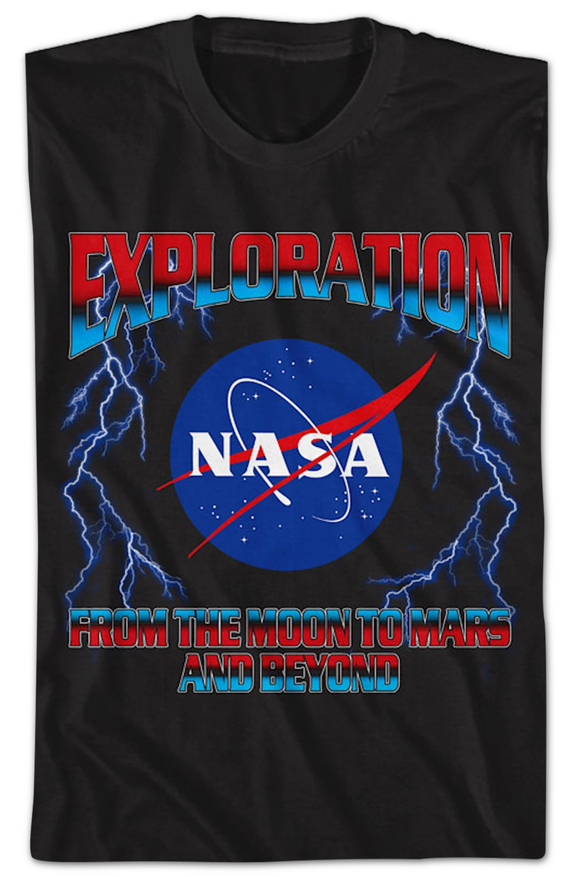 Exploration From The Moon To Mars And Beyond NASA T-Shirt