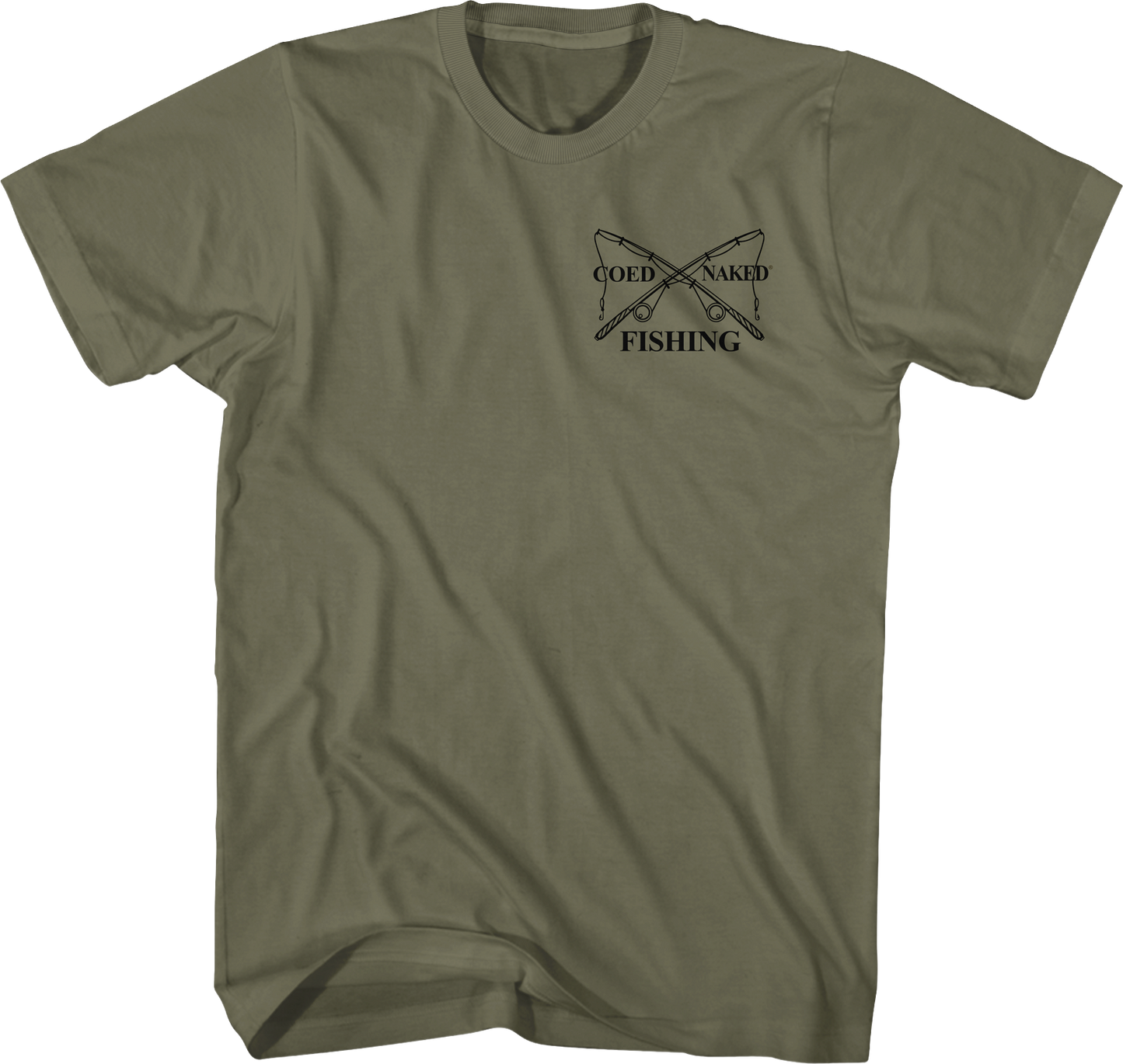 Fishing Coed Naked T-Shirt