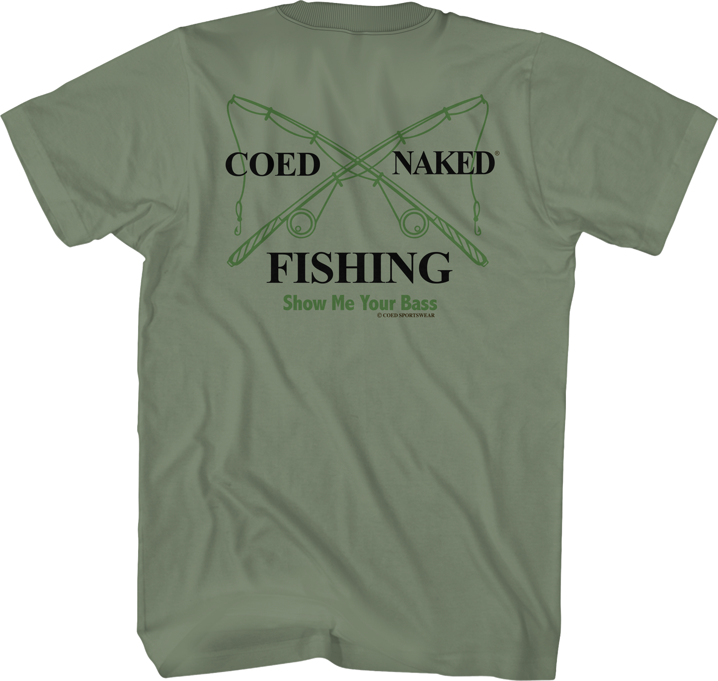 Fishing Coed Naked T-Shirt
