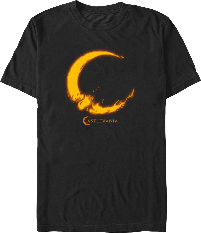 Flaming Logo Castlevania T-Shirt