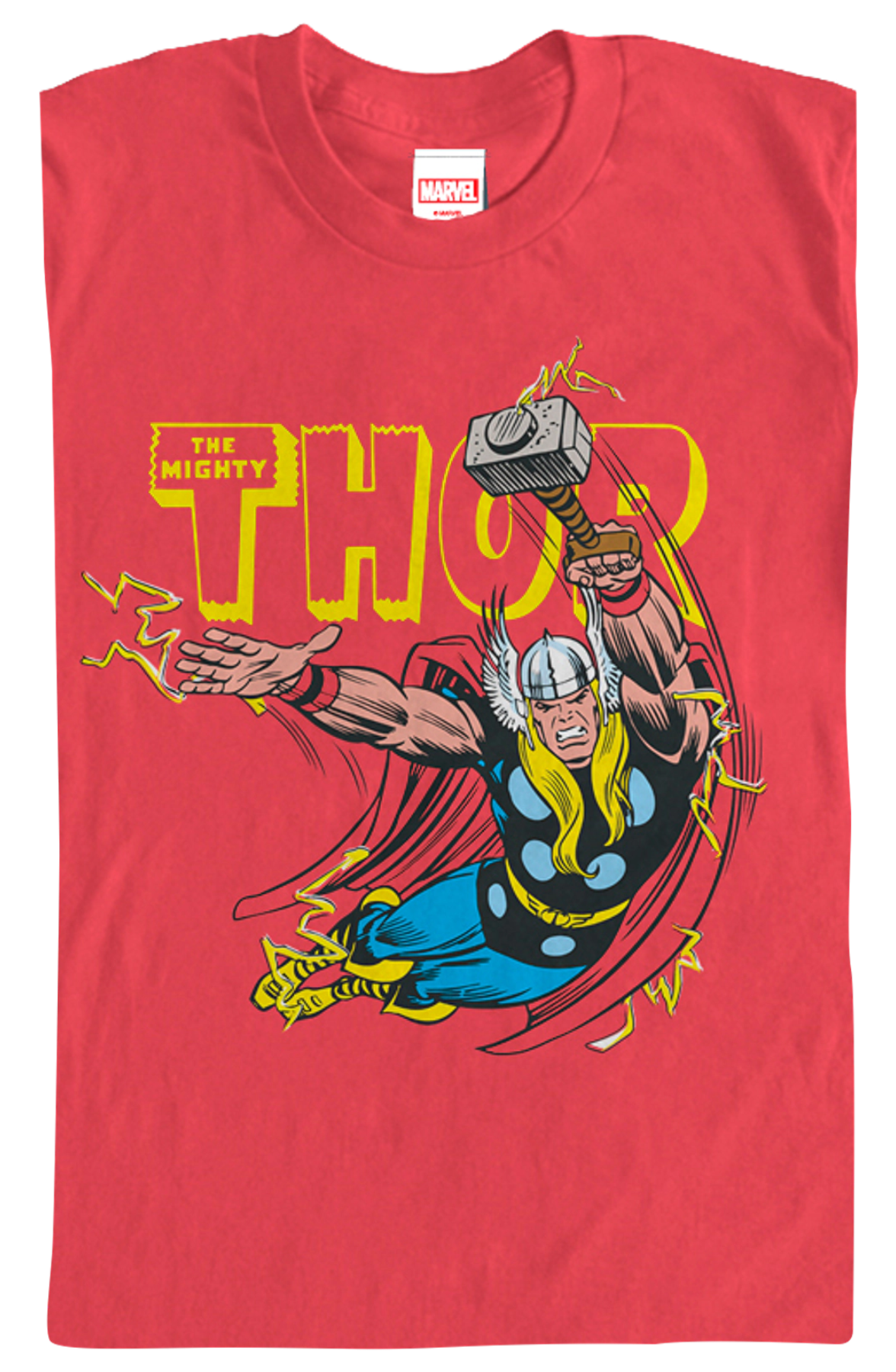 Flying God of Thunder Thor T-Shirt