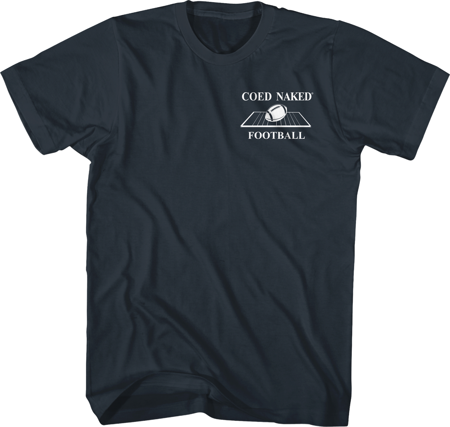 Football Coed Naked T-Shirt