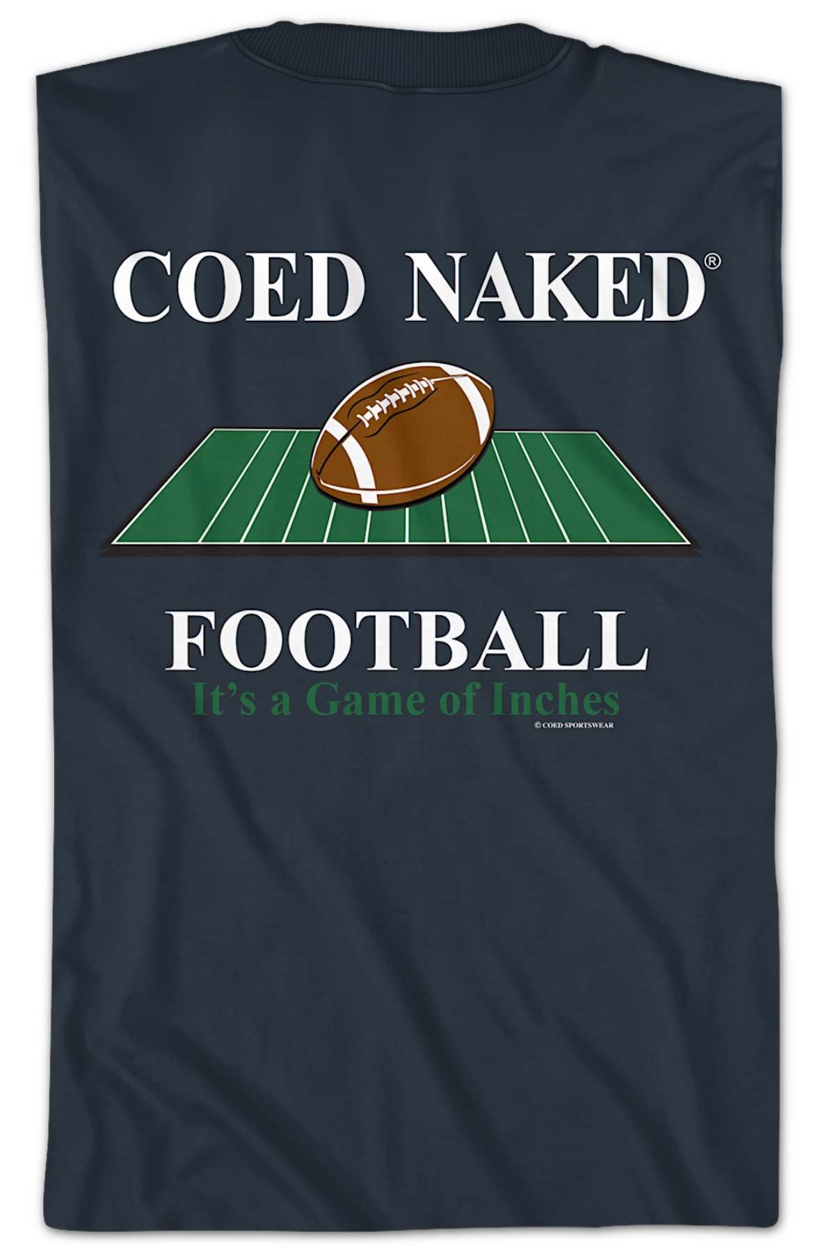Football Coed Naked T-Shirt