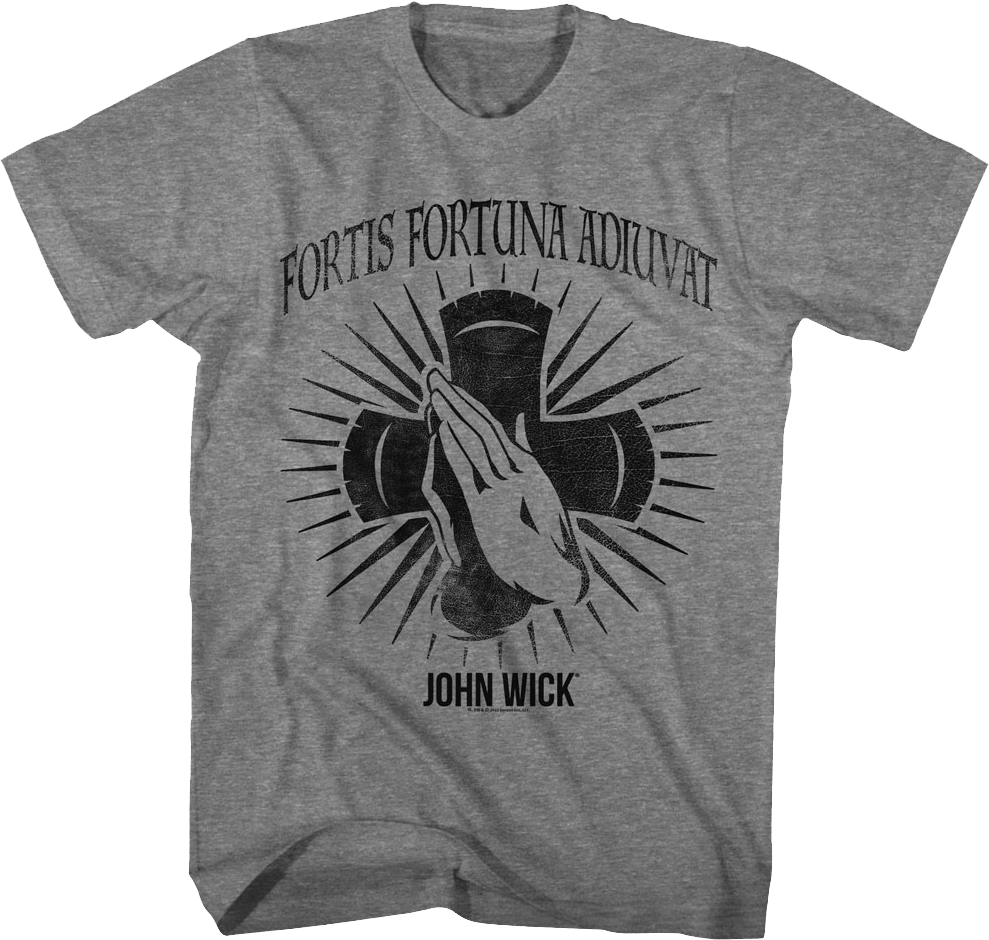 Fortis Fortuna Adiuvat John Wick TShirt Conver Uniforms Fortis Fortuna Adiuvat John Wick TShirt Conver Uniforms